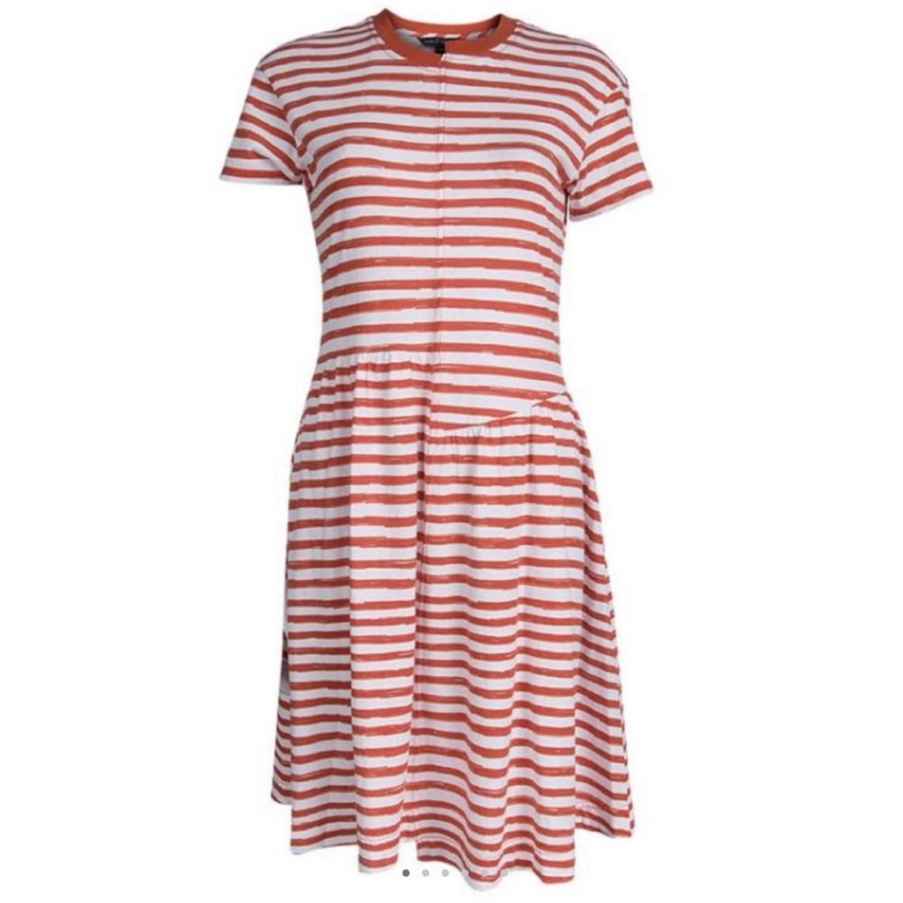 Marc by Marc Jacob’s orange stripped dress
